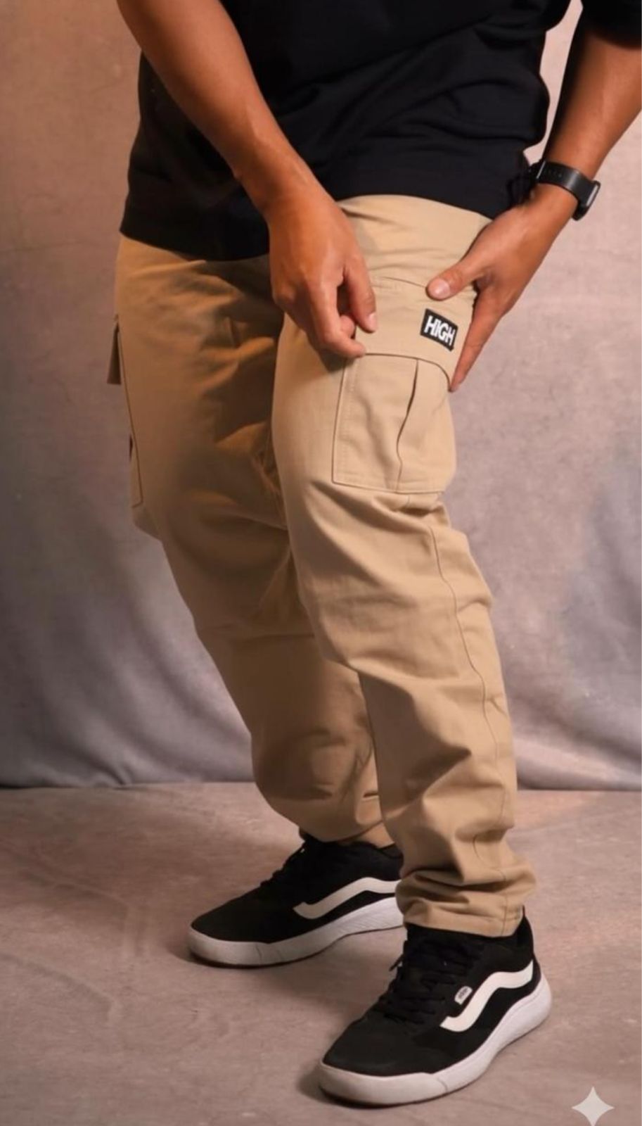 111-1 Calça Cargo Sarja #111 - Imagem 1