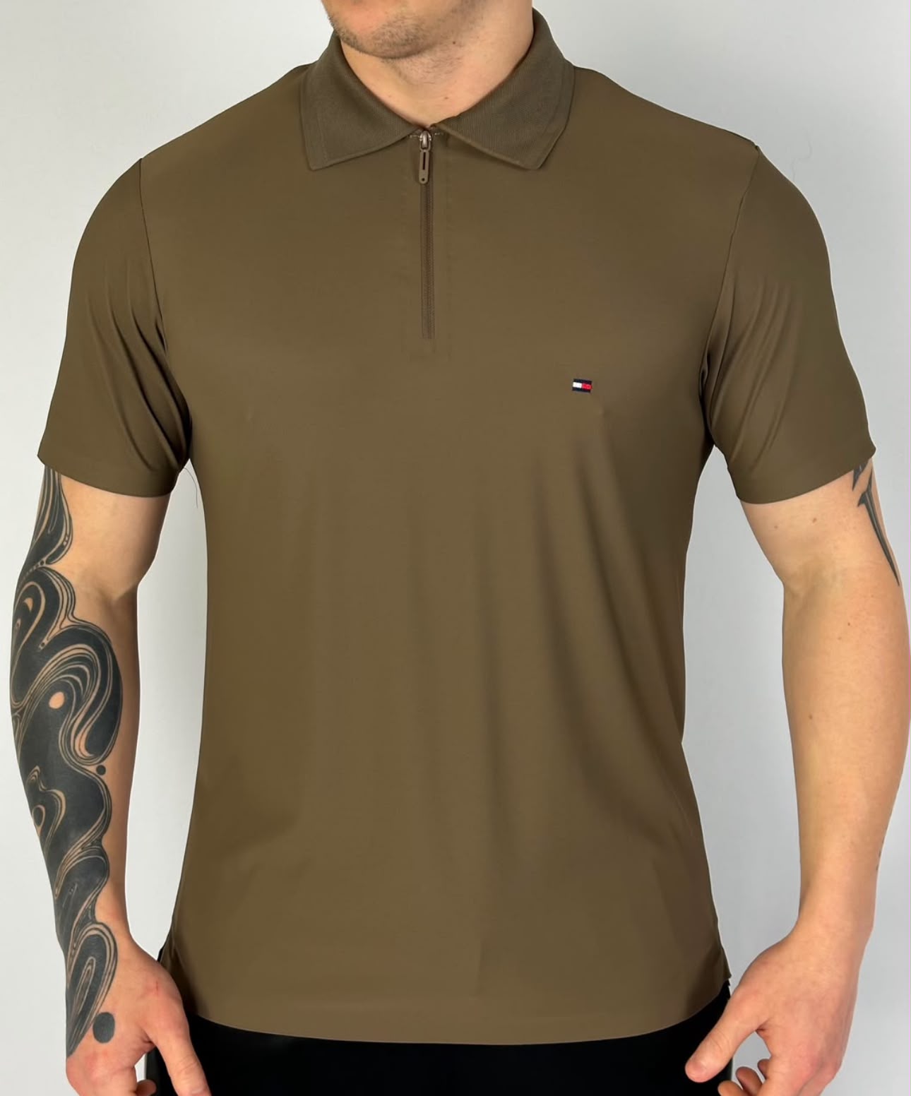 1101-1 Camisa Gola Polo Tech ( ziper ) #1101 - Imagem 1