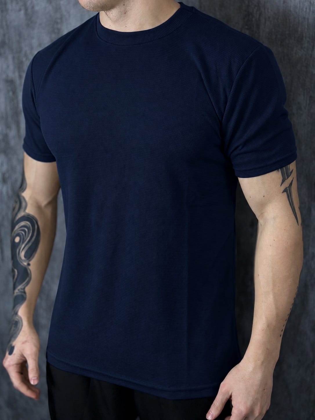 1107-1 Camiseta Texturizada Grife #1107 - Imagem 1